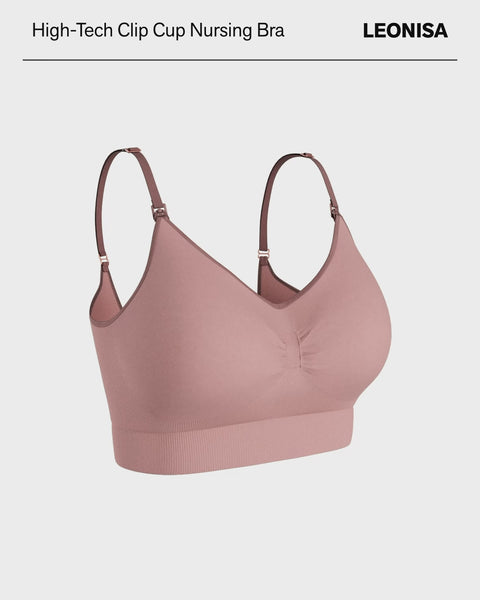 Nursing bra padded Honolulu - Light Rose