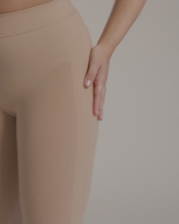 Invisible high-waisted capri shaper