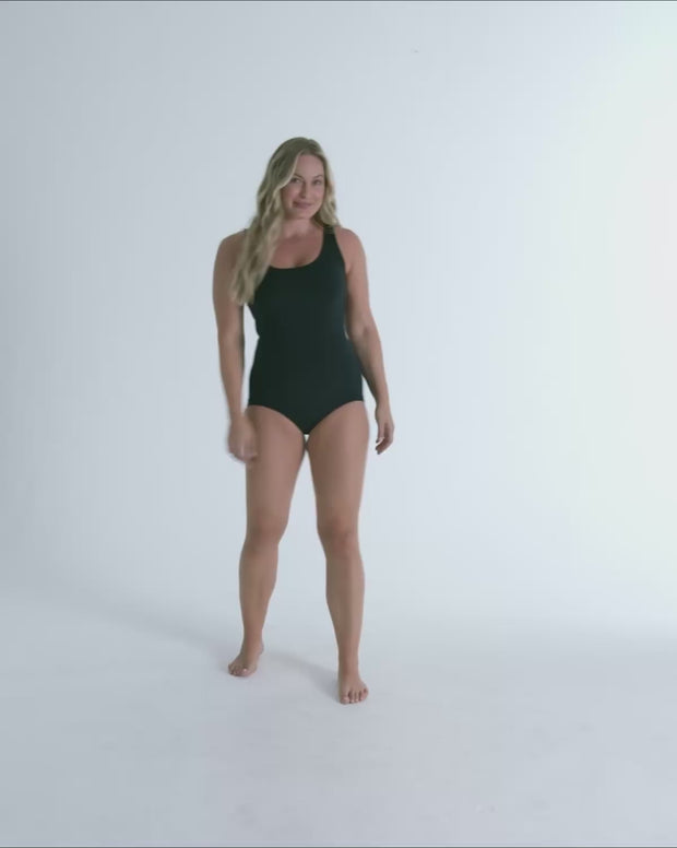 Plunge Classic Sleeveless Shaper Bodysuit