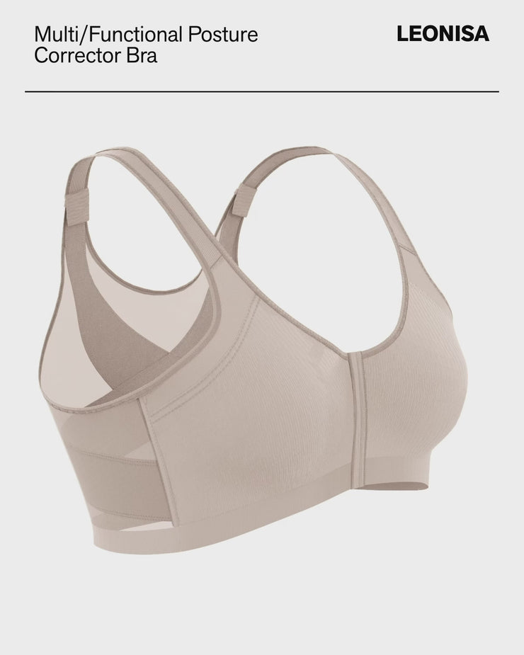 Unlined Wireless Posture Corrector Bra