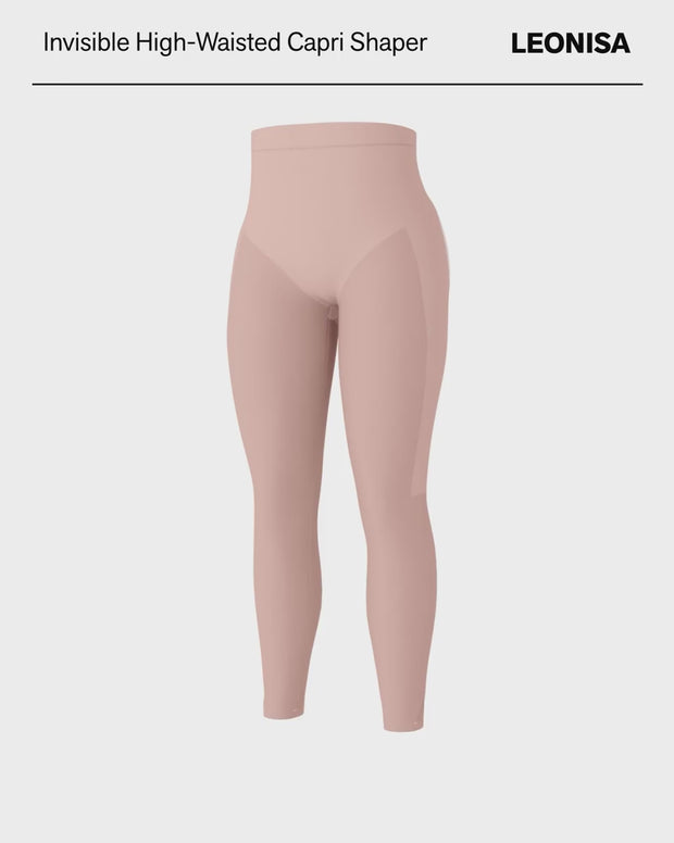 Invisible high-waisted capri shaper