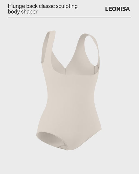 Plunge back classic sculpting body shaper#all_variants
