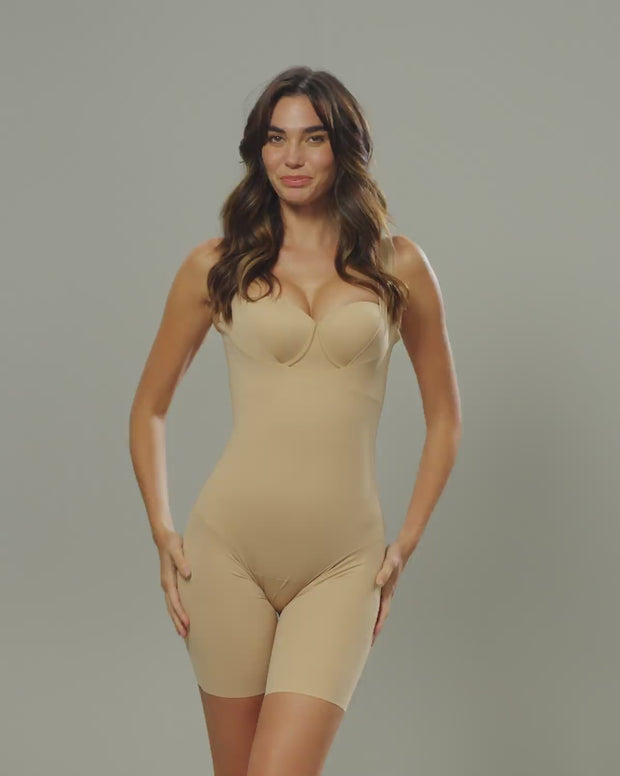 Undetectable Step-in Mid-Thigh Body Shaper