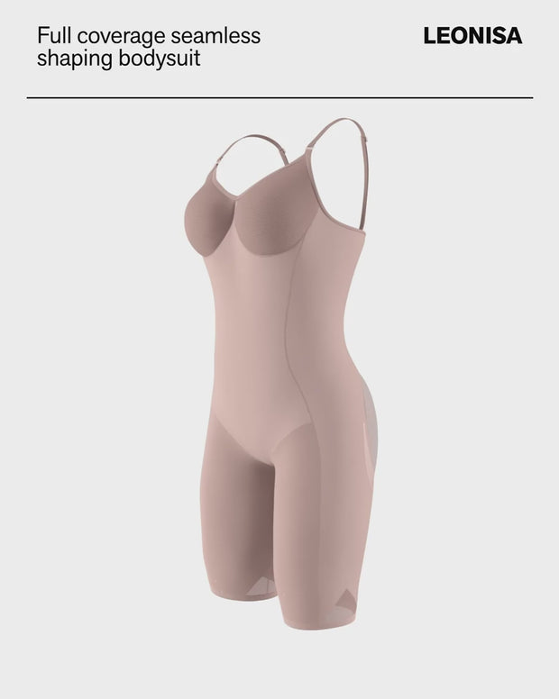 Full coverage seamless shaping bodysuit