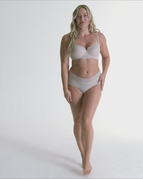 Convertible balconette lace push up bra#all_variants