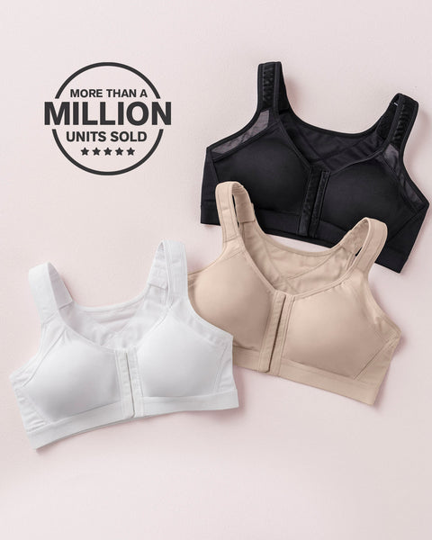 Unlined Wireless Posture Corrector Bra