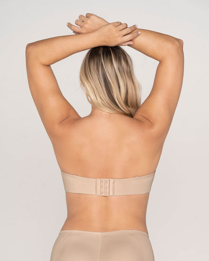 Slimming strapless underwire bra#color_802-nude
