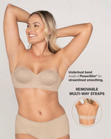 Slimming strapless underwire bra#all_variants