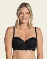 Convertible balconette lace push up bra#color_700-black