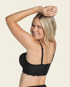 Convertible balconette lace push up bra