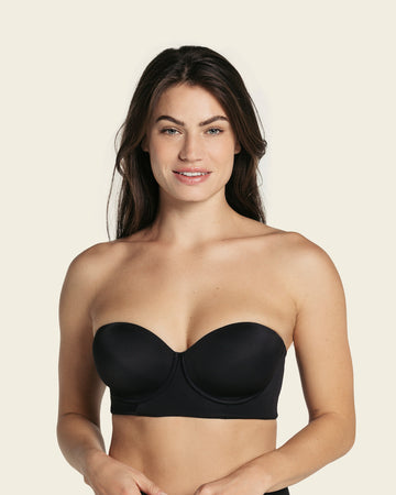 Bra 360: strapless longline contouring bra#color_700-black