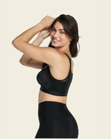 Comfortable posture corrector bra with contour cups - multi/benefit#color_700-black