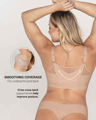 Comfortable posture corrector bra with contour cups - multi/benefit#all_variants