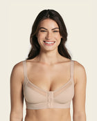 Comfortable posture corrector bra with contour cups - multi/benefit