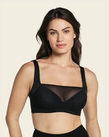 Mesh front contouring bra#color_700-black
