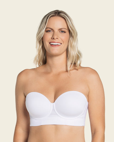 Leonisa Extreme Push up Strapless Bra - Add 2 Sizes 011843