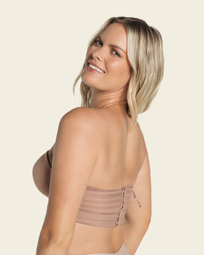 Splendid strapless bra with underwire#color_857-brown