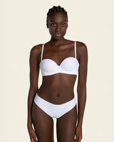 No ride-up seamless thong panty#color_000-white
