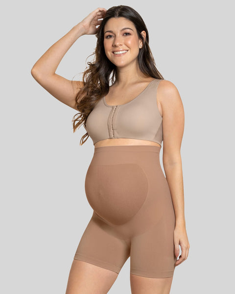 Seamless Womens Pregnancy Fajas Body Shapers Bodysuit With Waist