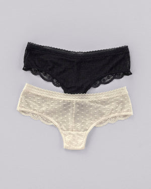 2-Pack tulle and lace cheeky panties#color_s01-pearl-black