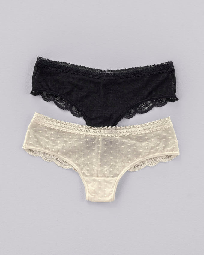 2-Pack tulle and lace cheeky panties#color_s01-pearl-black