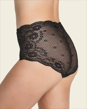 Retro lace classic brief#color_700-black