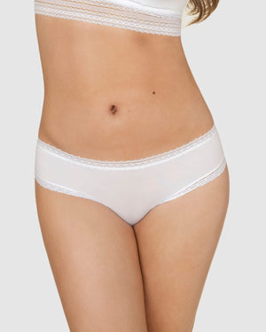 Lace border low-rise cheeky panty#color_000-white