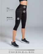 High-waisted shaper capri