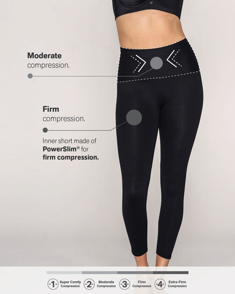 Sculpting shaper legging with butt-lifting inner short#color_700-black