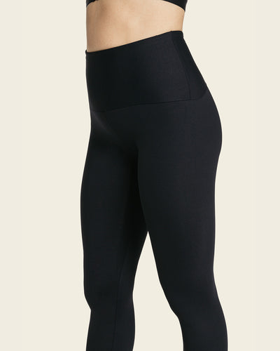Sculpting shaper legging with butt-lifting inner short#color_700-black