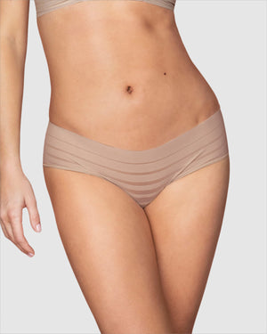 Lace stripe hiphugger panty#color_802-nude