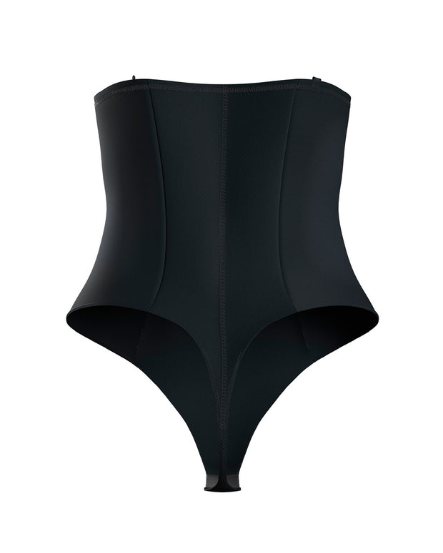 Extra high-waisted sculpting thong panty#color_700-black