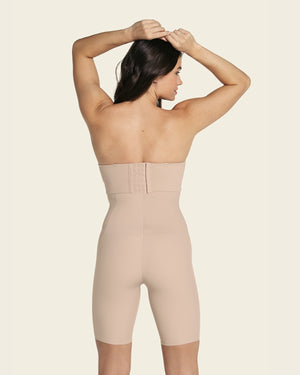 Extra high waisted firm shaper short#color_802-nude