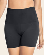 Stay-in-place seamless slip short
