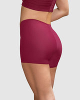 Eco-Friendly Seamless Panty Short Made of Recycled Plastic Bottles#color_259-wine