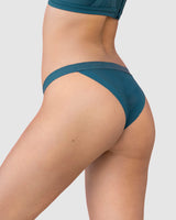 Contrast waistband cheeky panty#color_563-greenish-blue