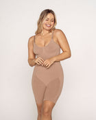 Full coverage seamless shaping bodysuit