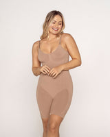 Full coverage seamless shaping bodysuit#color_087-medium-brown