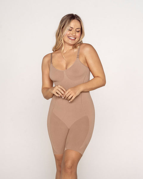 Leonisa Shapewear Tank Top for Women with Seamless Effect - Firm  Compression Tanks Tops Brown at  Women's Clothing store