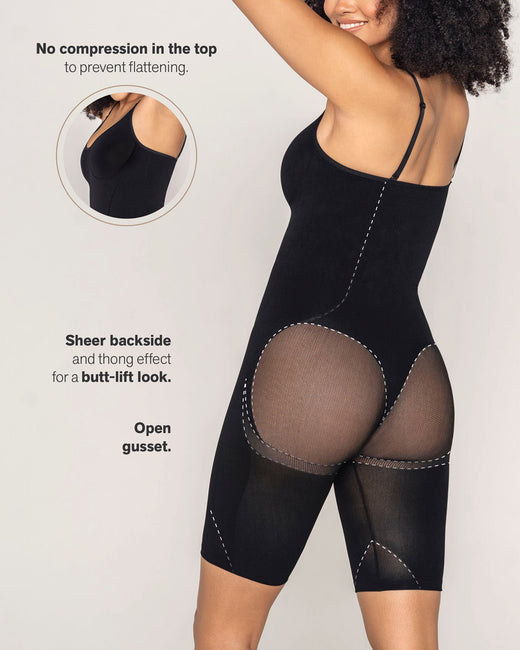 Full coverage seamless shaping bodysuit#color_700-black