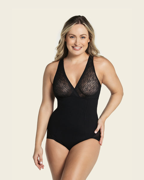 Comfort Sexy Sheer Sculpt Bold And Ultra-Flattering Base Layer Catsuit