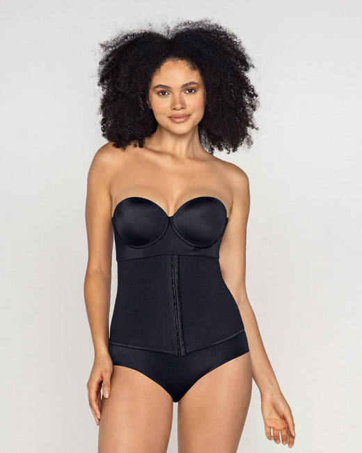 Latex-free sculpting waist cincher#color_700-black