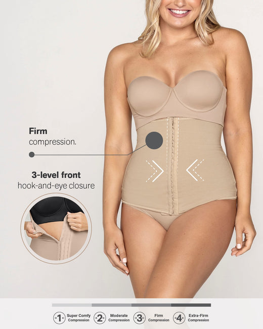 Latex-free sculpting waist cincher#color_802-nude