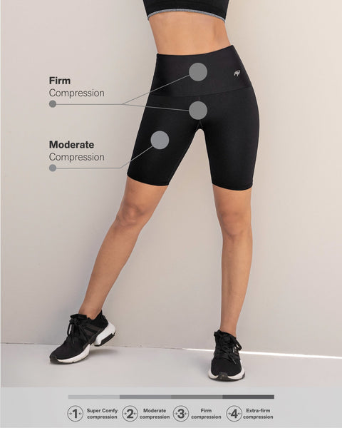 High Waist Short Leggings Slim Casual Bike Shorts Women's - Temu