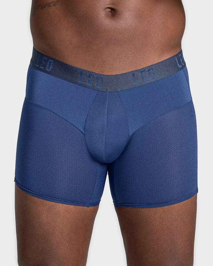 Eco-friendly short boxer brief made of recycled plastic bottles#color_536-dark-blue