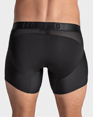 Eco-friendly short boxer brief made of recycled plastic bottles#color_700-black