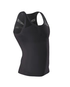 Leo crew neck seamless compression tank