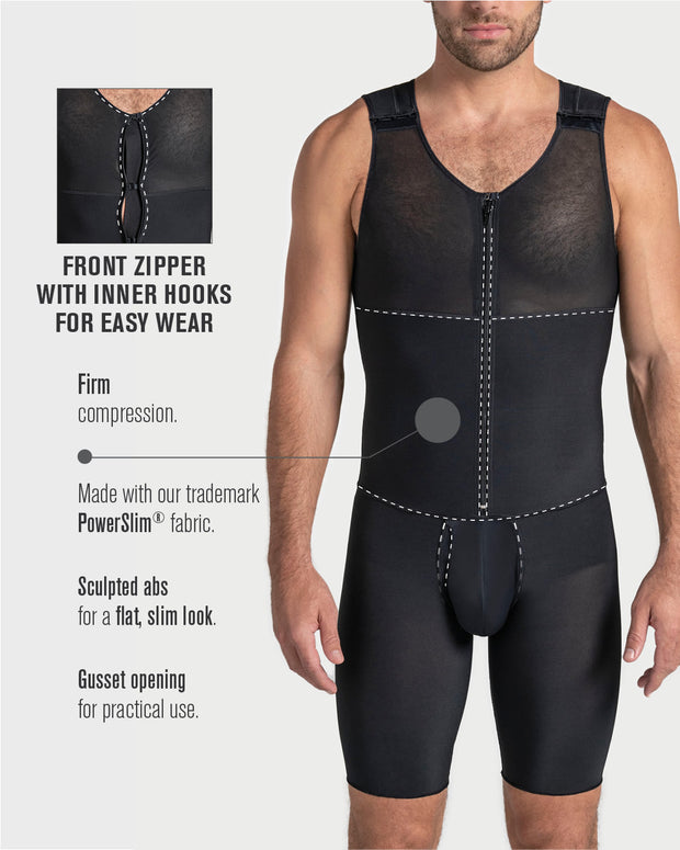 Leo post-surgical compression bodysuit#color_#all_variants