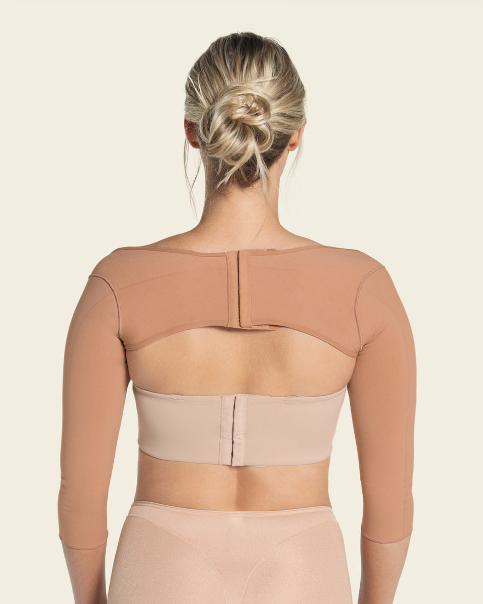 Post-Surgical Long Sleeve Arm Shaper with Back Closure | Leonisa