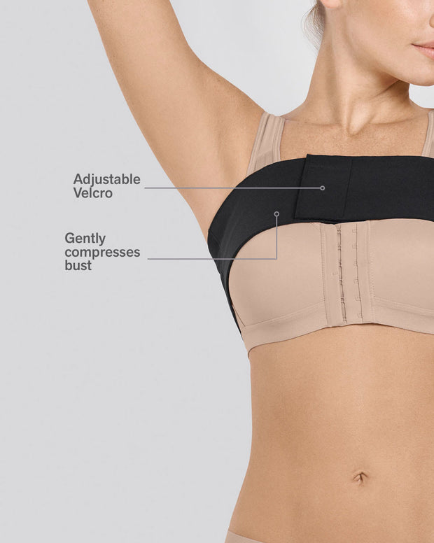 Breast & chest compression wrap